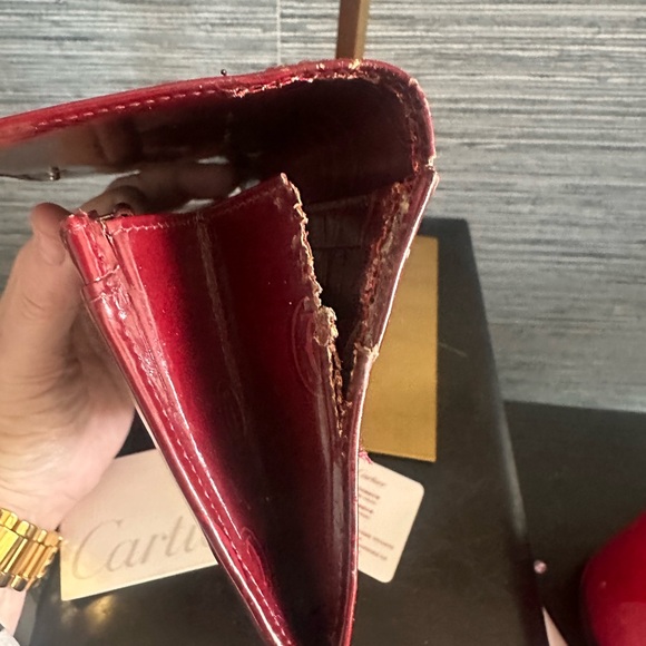 Cartier Burgundy Leather Wallet see pics! - Picture 8 of 12